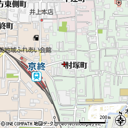 奈良県奈良市肘塚町14周辺の地図