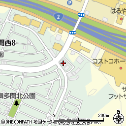 日本調剤　舞多聞薬局周辺の地図