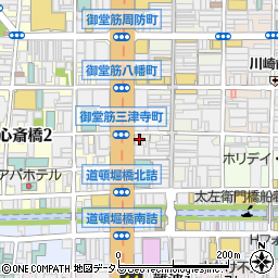 トレス tres 心斎橋周辺の地図