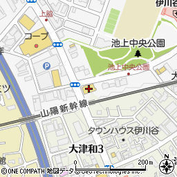 ダイソー伊川谷店周辺の地図