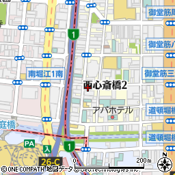 感染症検査クリニック大阪周辺の地図