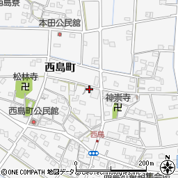 静岡県浜松市中央区西島町570周辺の地図