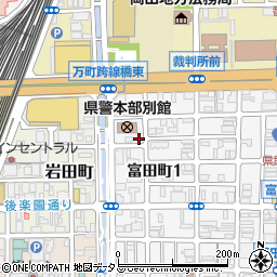 帝国レディース興信所　岡山市・電話相談受付周辺の地図