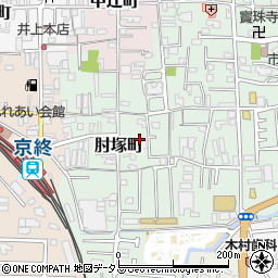奈良県奈良市肘塚町176周辺の地図
