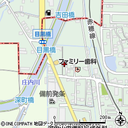 岡山県岡山市東区目黒町62-1周辺の地図