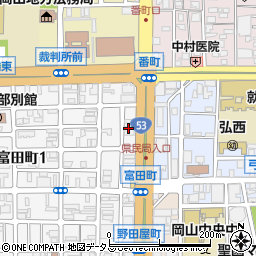 富士産業株式会社　岡山営業所周辺の地図