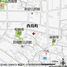 静岡県浜松市中央区西島町567周辺の地図