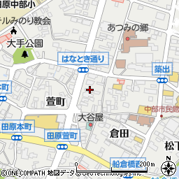 長井美容院周辺の地図