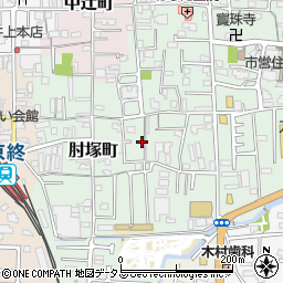 奈良県奈良市肘塚町172-1周辺の地図