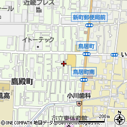 大阪府東大阪市鷹殿町5-23周辺の地図