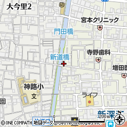 東成警察署新道橋交番周辺の地図