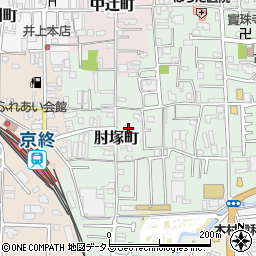 奈良県奈良市肘塚町204周辺の地図