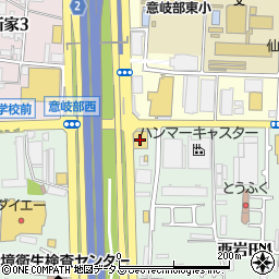 マザーピア西岩田店周辺の地図