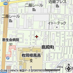 大阪府東大阪市鷹殿町周辺の地図