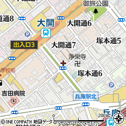 株式会社トピー商事　神戸支店周辺の地図