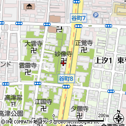 妙像寺周辺の地図