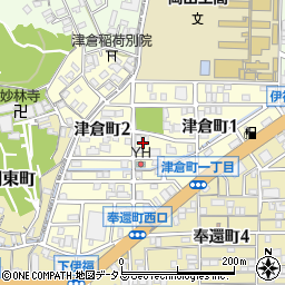 岡山県岡山市北区津倉町周辺の地図