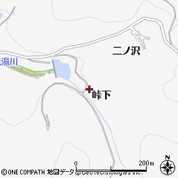 愛知県田原市仁崎町（峠下）周辺の地図