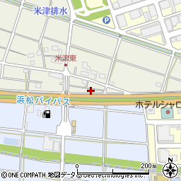 静岡県浜松市中央区米津町408周辺の地図