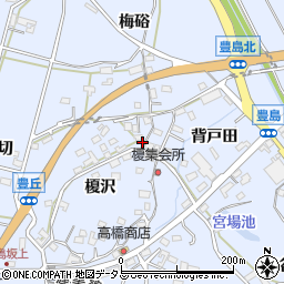 愛知県田原市豊島町榎沢95-2周辺の地図