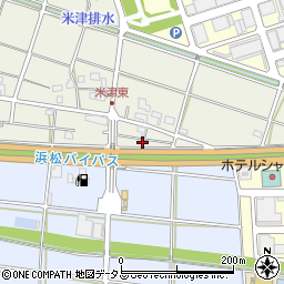 静岡県浜松市中央区米津町407周辺の地図