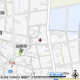 静岡県浜松市中央区西島町296周辺の地図