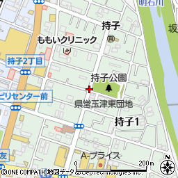 兵庫県神戸市西区持子周辺の地図
