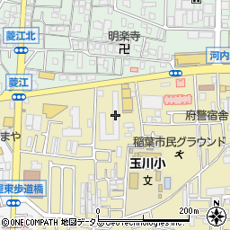 若江岩田スカイハイツ周辺の地図