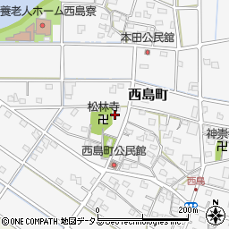 静岡県浜松市中央区西島町634周辺の地図