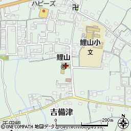 岡山市立鯉山幼稚園周辺の地図