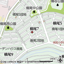 横尾２団地８１号棟周辺の地図