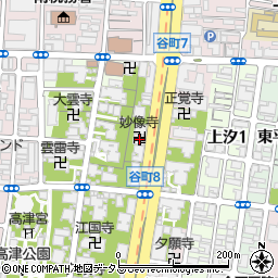 ペット葬儀のペットマザー　大阪火葬場周辺の地図