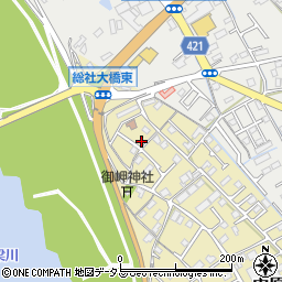 岡山県総社市中原982-2周辺の地図