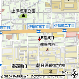 クロサキ伊福町店周辺の地図