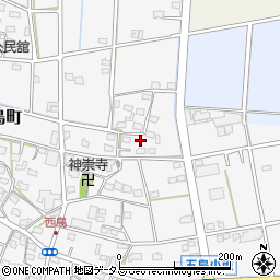 静岡県浜松市中央区西島町287周辺の地図