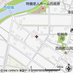 静岡県浜松市中央区西島町659周辺の地図