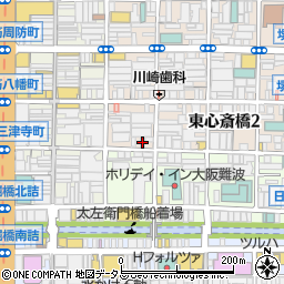 焼肉 韓国料理　瑞英　心斎橋店周辺の地図