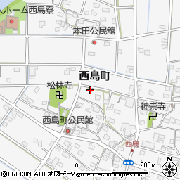 静岡県浜松市中央区西島町565周辺の地図