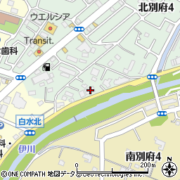 兵庫県神戸市西区北別府4丁目2101-1周辺の地図