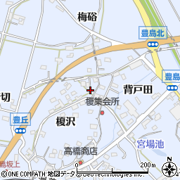 愛知県田原市豊島町榎沢95-3周辺の地図