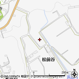 愛知県豊橋市西七根町松前谷周辺の地図