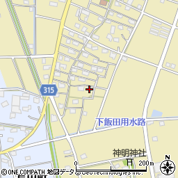 静岡県浜松市中央区河輪町692周辺の地図