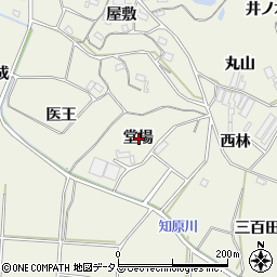 愛知県豊橋市杉山町堂場周辺の地図