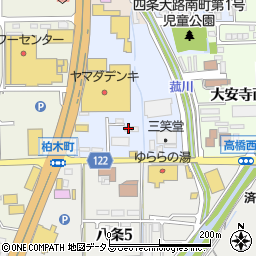 奈良県奈良市八条町周辺の地図