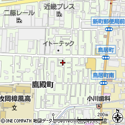 大阪府東大阪市鷹殿町7-29周辺の地図