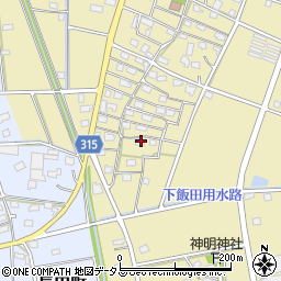 静岡県浜松市中央区河輪町693周辺の地図