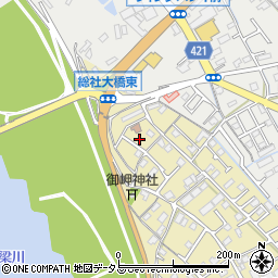 岡山県総社市中原982-3周辺の地図