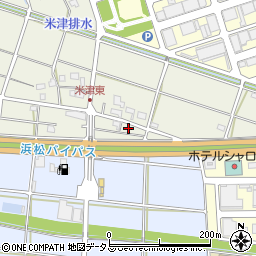 静岡県浜松市中央区米津町396周辺の地図