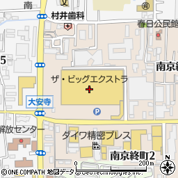 ザ・ビッグエクストラ大安寺店周辺の地図