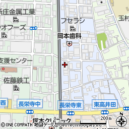 ナニワ精工株式会社周辺の地図